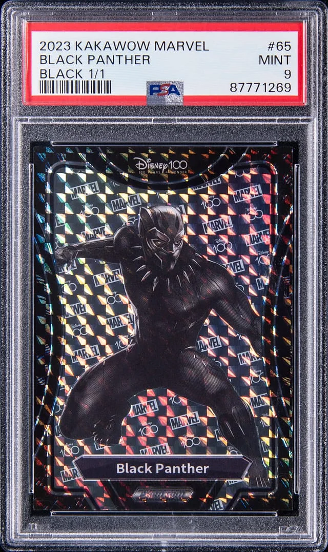 2023 Kakawow Phantom Disney100 Marvel Black Black Panther #65 card image