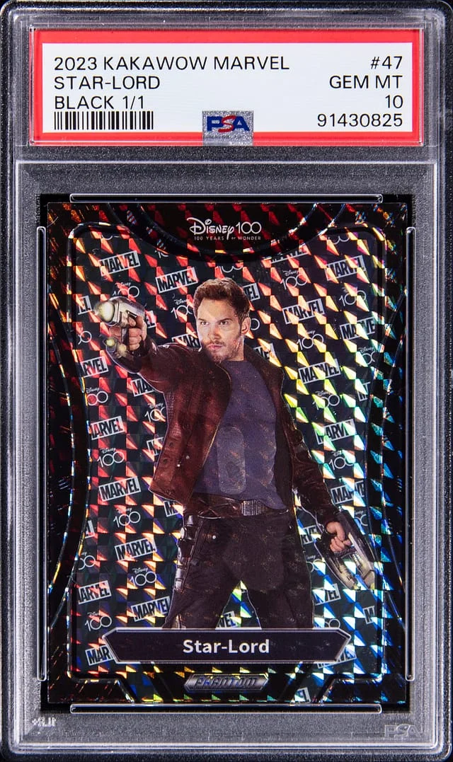 2023 Kakawow Phantom Disney100 Marvel Black Star-Lord #PM-1B-47 card image