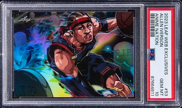 2023 Leaf Allen Iverson Web Exclusives Anime Nation #53 card image