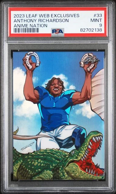 2023 Leaf Anthony Richardson Web Exclusives Anime Nation #33 card image