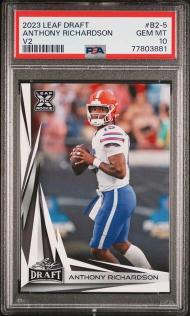 2023 Leaf B2-5 Anthony Richardson Draft #V2 card image