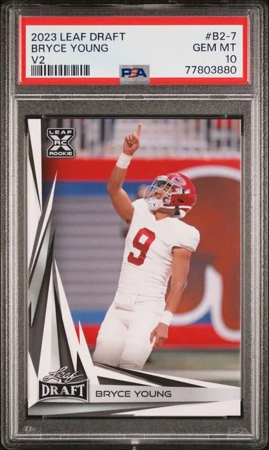 2023 Leaf B2-7 Bryce Young Draft #V2 card image