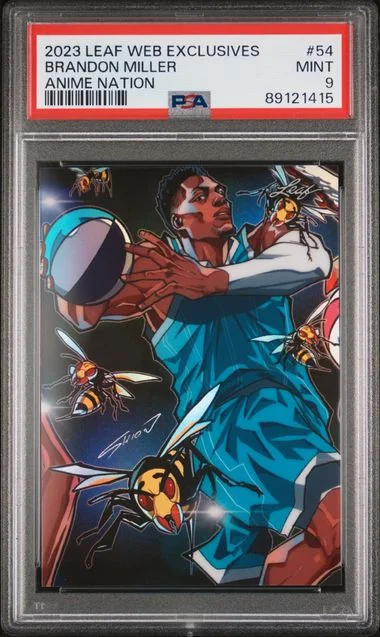 2023 Leaf Brandon Miller Web Exclusives Anime Nation #54 card image