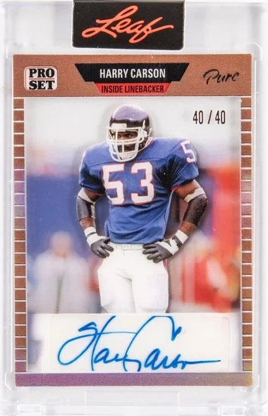 2023 Leaf Harry Carson Pro Set Pure #89-HC1 card image