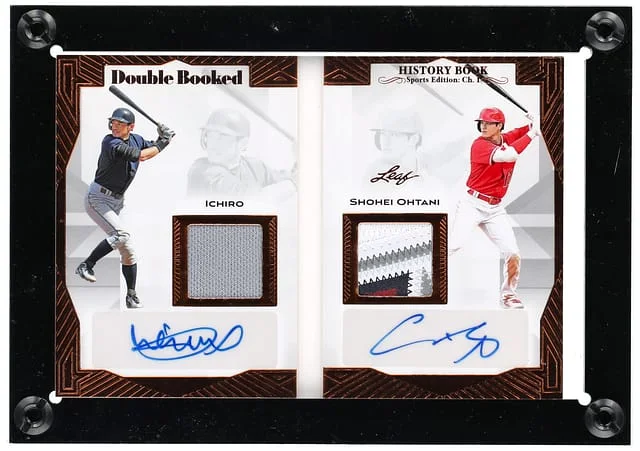 2023 Leaf Ichiro Suzuki/Shohei Ohtani Sports Edition Chapter 1 Double Booked #DB-5 card image