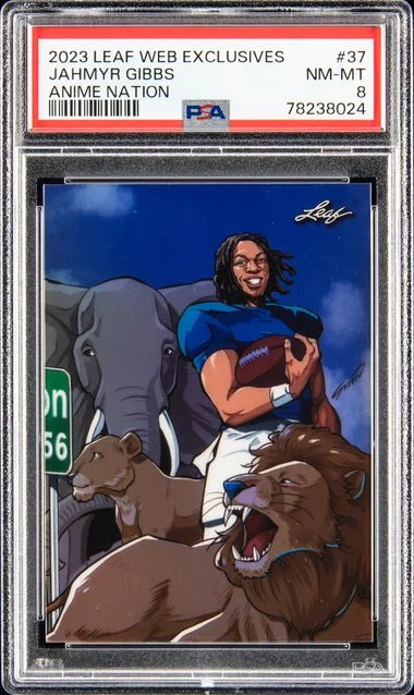 2023 Leaf Jahmyr Gibbss Web Exclusives Anime Nation #37 card image