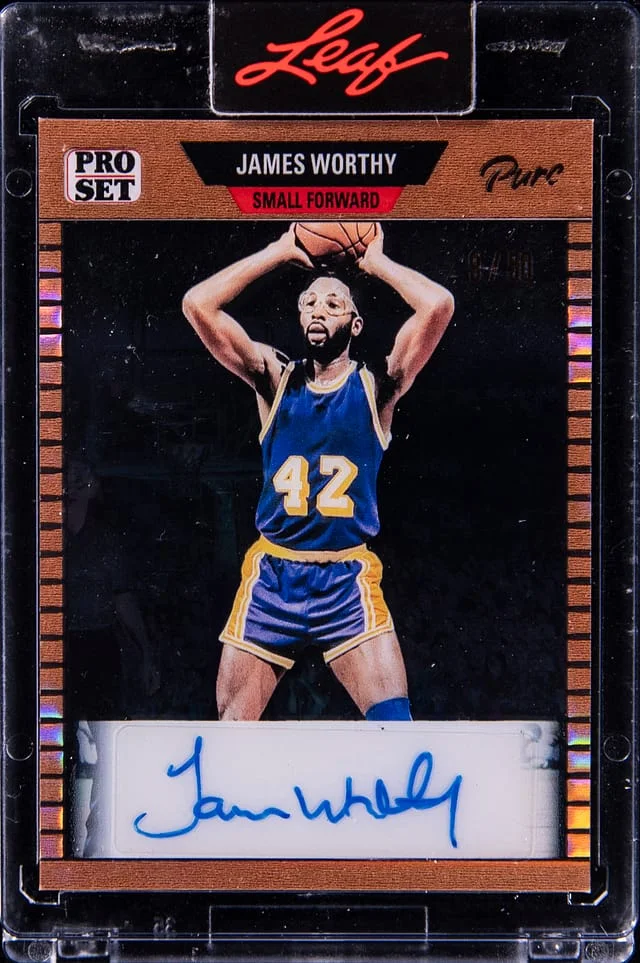 2023 Leaf James Worthy Pro Set #89-JW1 card image