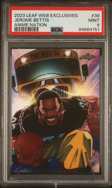 2023 Leaf Jerome Bettis Web Exclusives Anime Nation #38 card image