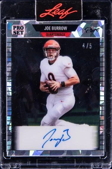 2023 Leaf Joe Burrow Encased - Leaf Pro Set Pure #89-JB1 card image