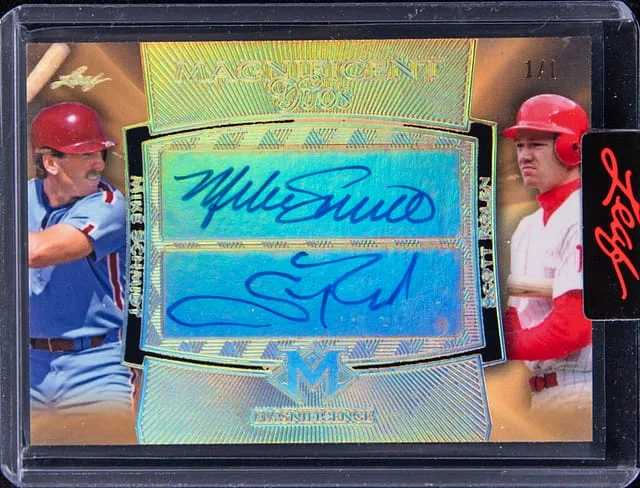2023 Leaf Mike Schmidt/Scott Rolen Magnificence Magnificent Duos Autograph #MD-15 card image