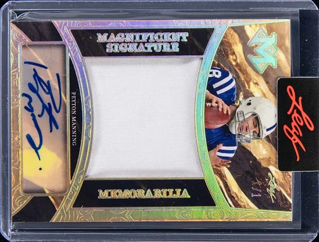 2023 Leaf Peyton Manning Magnificent Signature Memoarabilia #MSM-PM2 card image