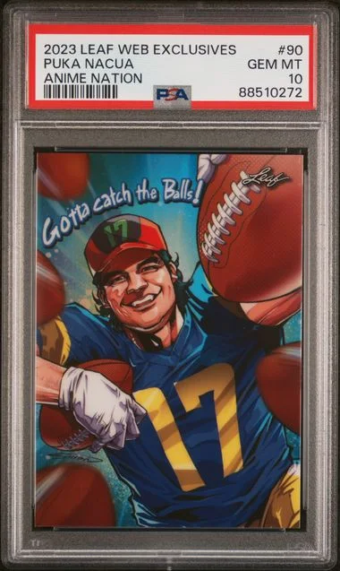 2023 Leaf Puka Nacua Web Exclusives Anime Nation #90 card image