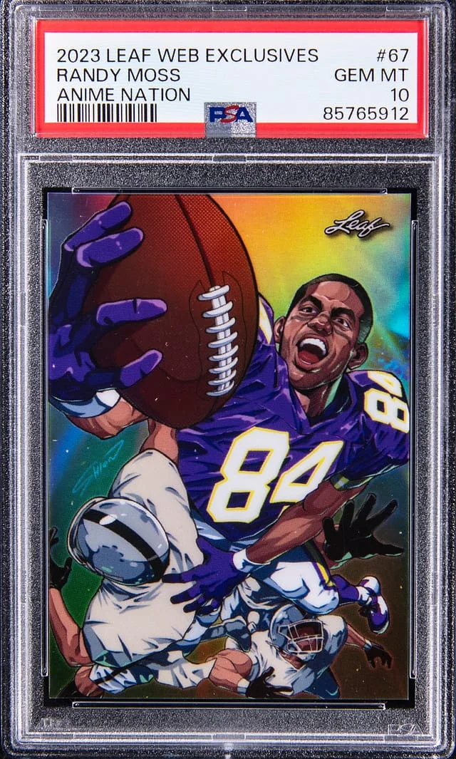 2023 Leaf Randy Moss Web Exclusives Anime Nation #67 card image