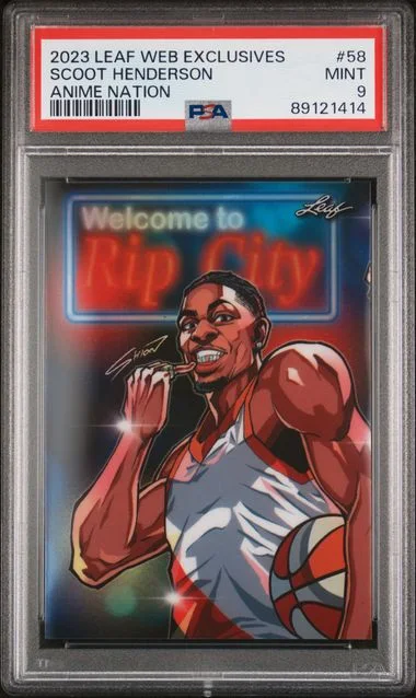 2023 Leaf Scoot Henderson Web Exclusives Anime Nation #58 card image