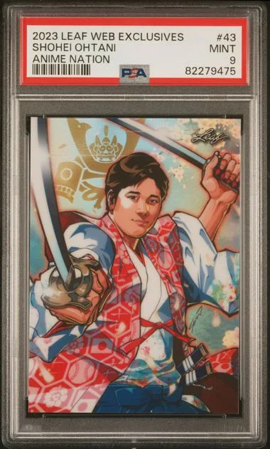 2023 Leaf Shohei Ohtani Web Exclusives Anime Nation #43 card image