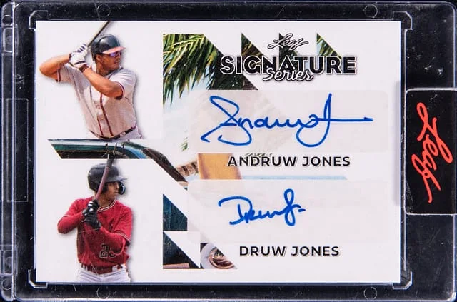 2023 Leaf Signature Series Andruw Jones/Druw Jones #DA-1 card image