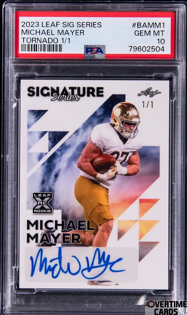 2023 Leaf Signature Series Michael Mayer Tornado #BA-MM1 card image