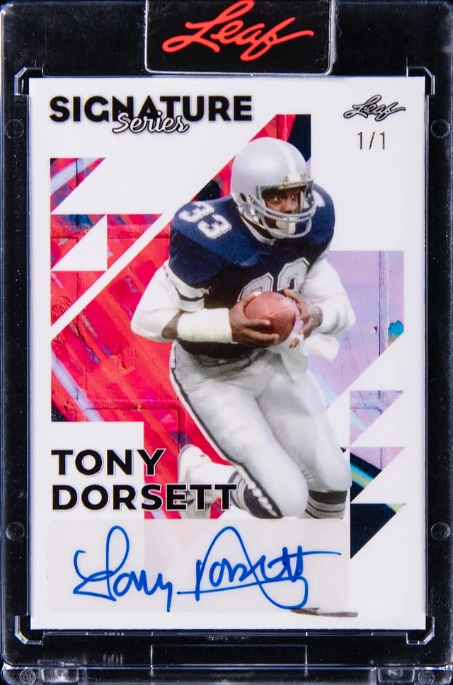 2023 Leaf Signature Series Tony Dorsett #BA-TD2 card image