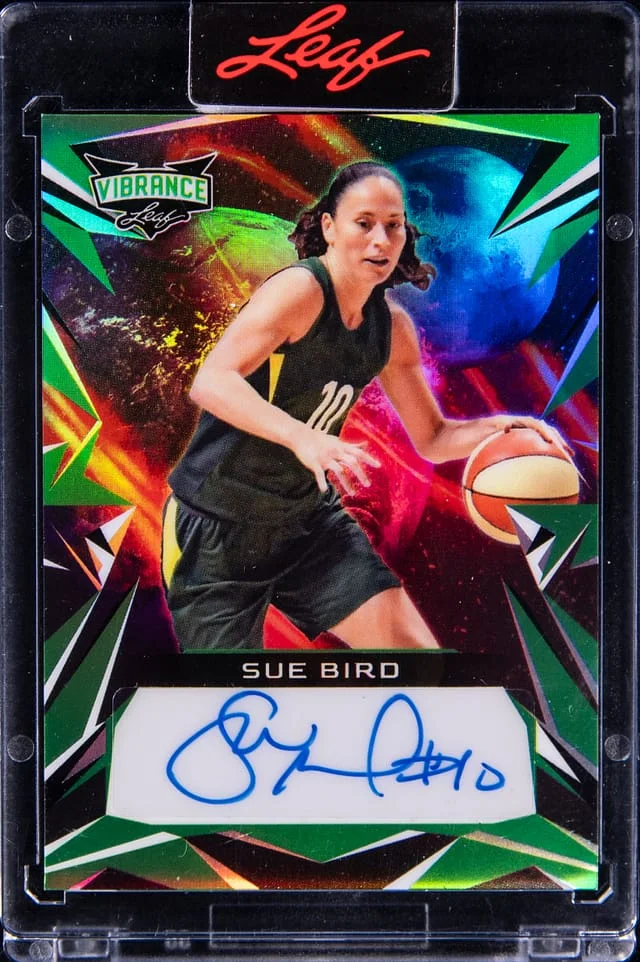 2023 Leaf Sue Bird Vibrance Autograph Green #BA-SB2 card image