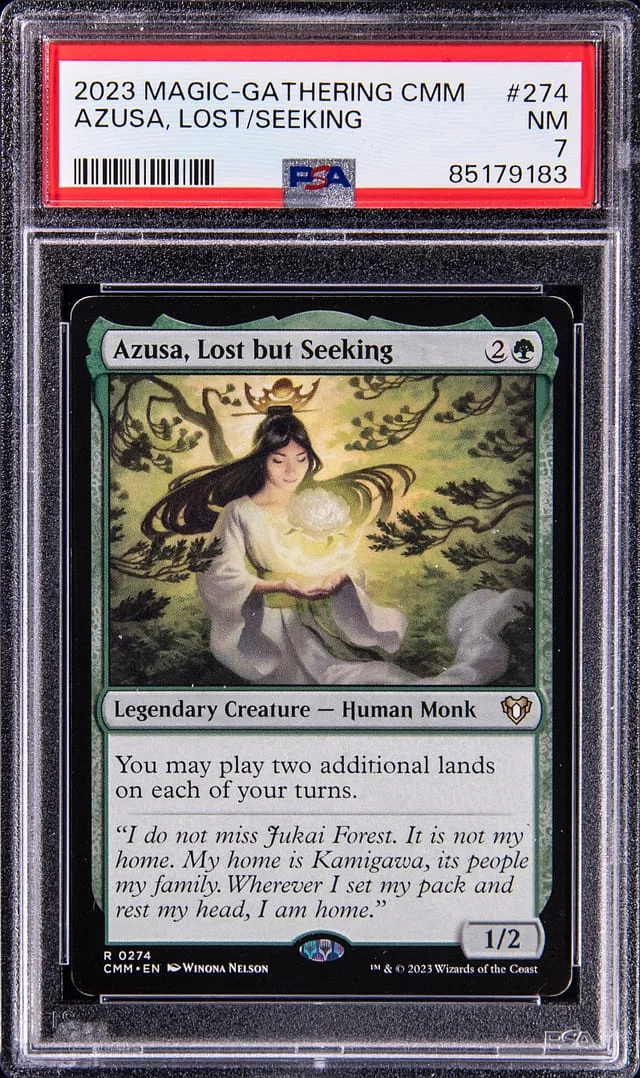 2023 Magic: The Gathering Commander Masters Azusa, Lost but Seeking #274 card image