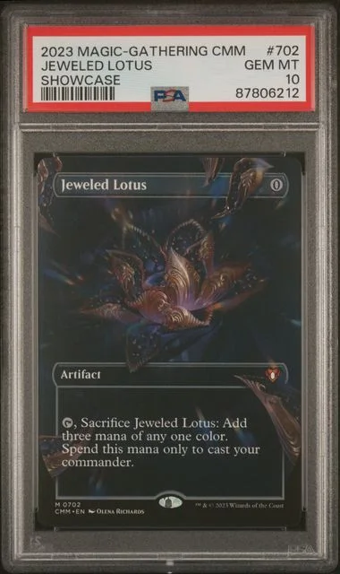 2023 Magic The Gathering Commander Masters Showcase Jeweled Lotus #702 card image