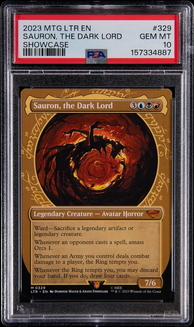 2023 Magic: The Gathering Lord of the Rings Showcase Sauron, The Dark Lord #329 card image