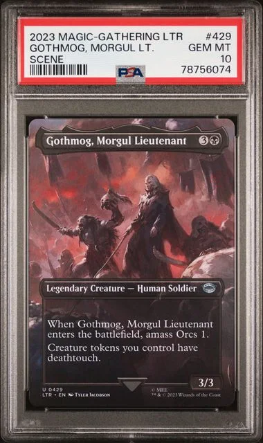 2023 Magic The Gathering Lord of the Rings Tales Of Middle-Earth Scene Gothmog, Morgul Lieutenant #429 card image