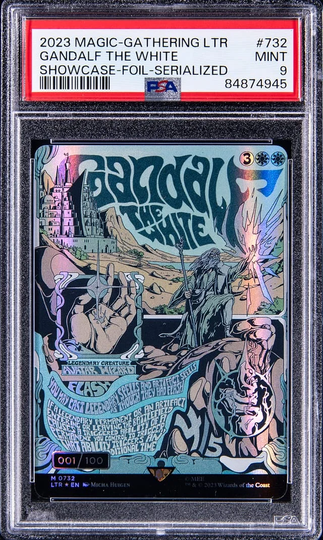 2023 Magic: The Gathering Lord of the Rings Tales of Middle-earth Showcase Foil Serialized Gandalf The #732 card image