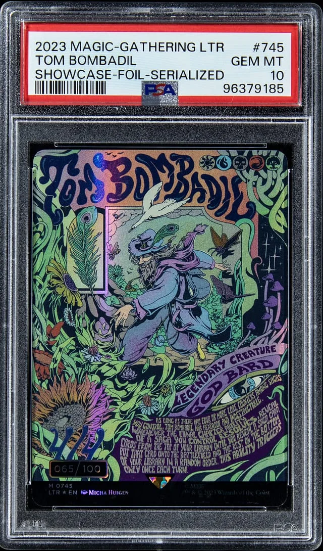 2023 Magic The Gathering Lord of the Rings: Tales of Middle-Earth Showcase Foil Tom Bombadil #745 card image