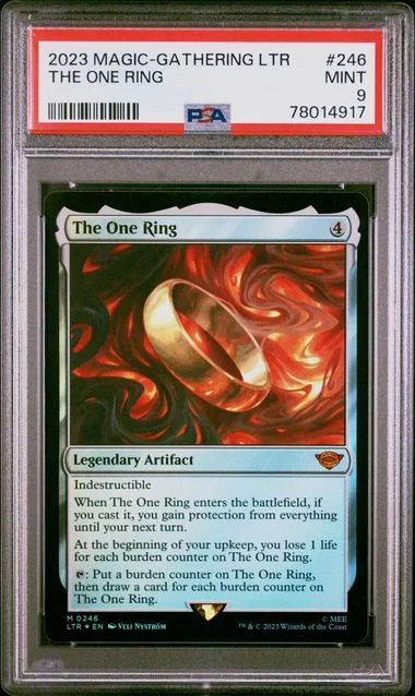 2023 Magic The Gathering Lord of the Rings Tales Of Middle-Earth The One Ring #246 card image