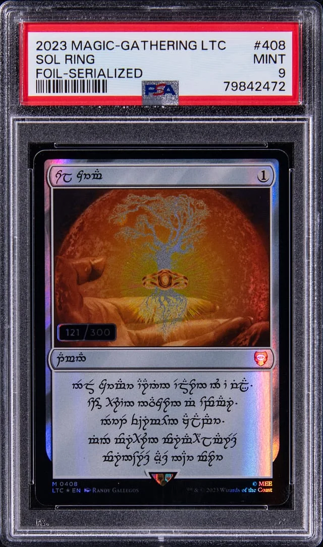 2023 Magic The Gathering LTC Foil-Serialized Sol Ring #408 card image