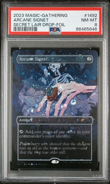 2023 Magic The Gathering Secret Lair Drop Foil Arcane Signet #1492 card image