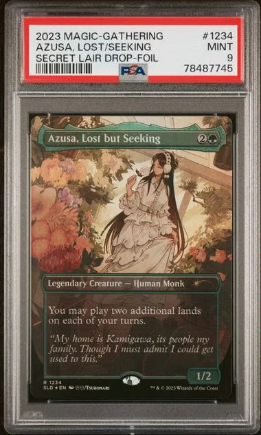2023 Magic The Gathering Secret Lair Drop Foil Azusa, Lost But Seeking #1234 card image