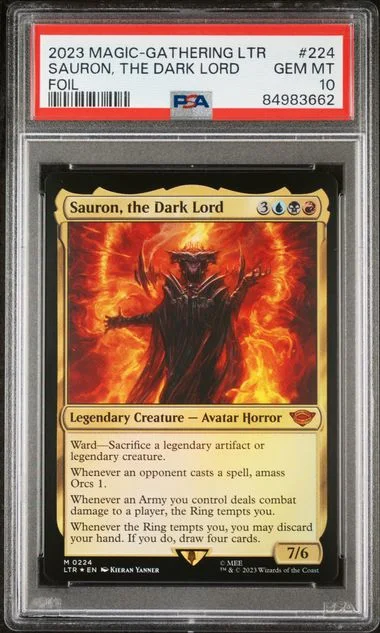 2023 Magic: The Gathering Tales Of Middle-Earth Foil Sauron, The Dark Lord #224 card image