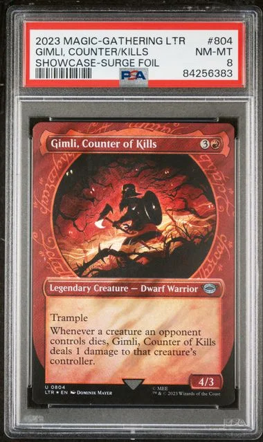 2023 Magic The Gathering Tales Of Middle-Earth Showcase-Surge Foil Gimli, Counter Of Kills #804 card image