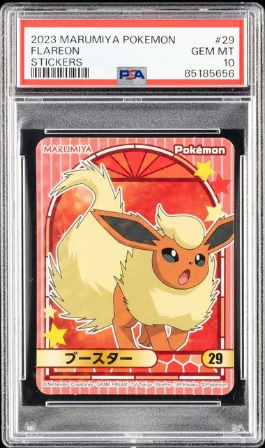2023 Marumiya Pokemon Stickers Flareon #29 card image