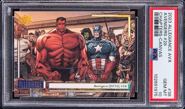 2023 Marvel Allegiance AVX Chapter Canvas Avengers #38 card image