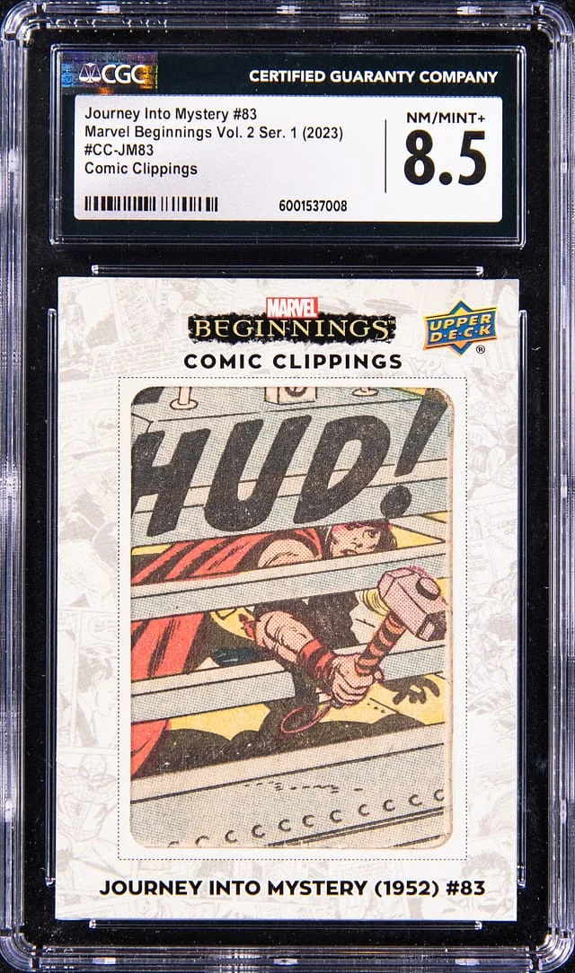 2023 Marvel Beginnings Vol. 2 Ser. 1 Comic Clippings Journey Into Mystery (1952) #83 #CC-JM83 card image