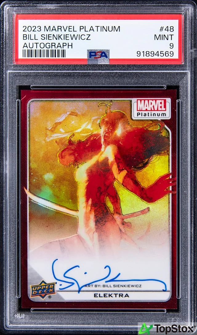 2023 Marvel Platinum Autograph Bill Sienkiewicz #48 card image