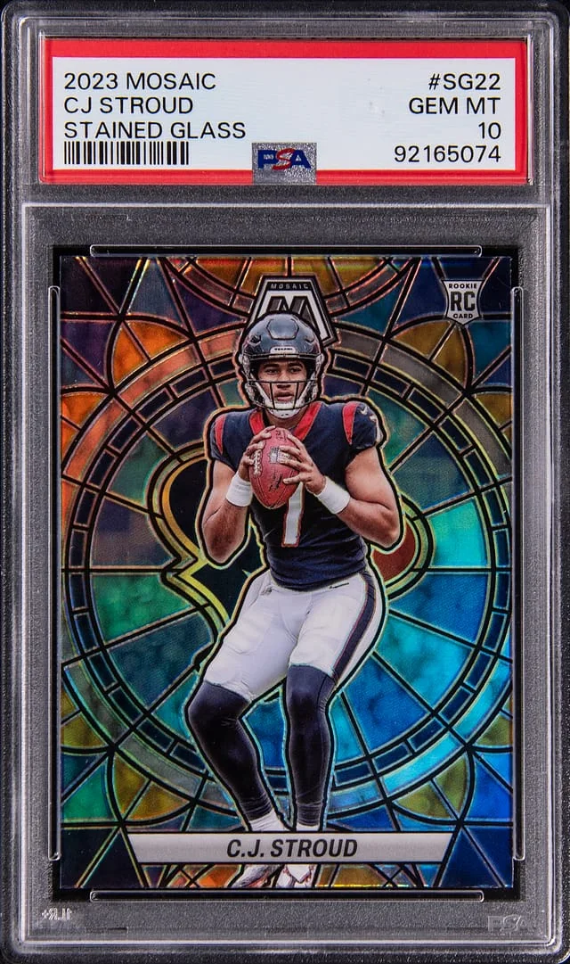 2023 Mosaic CJ Stroud Stained Glass #SG-22 card image