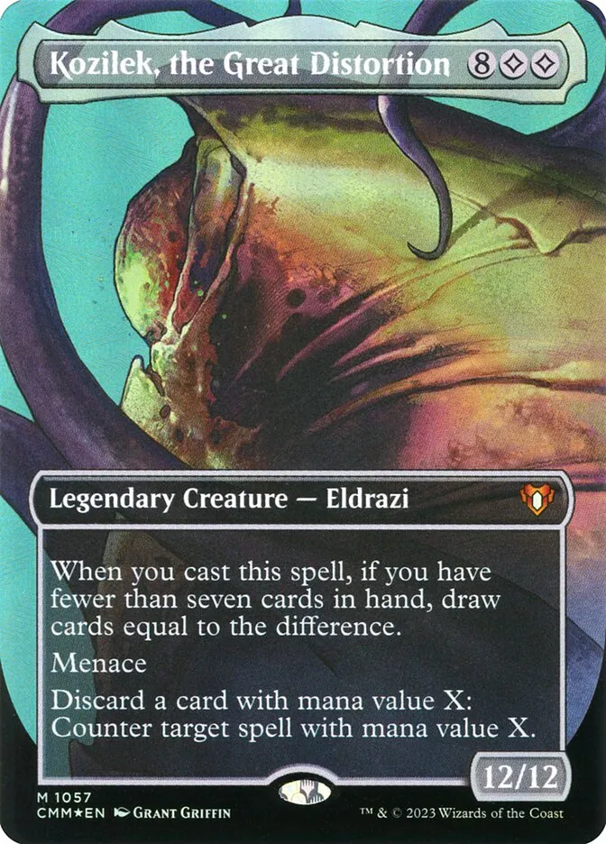 2023 Commander Masters Kozilek, the Great Distortion #1057 mythic card image
