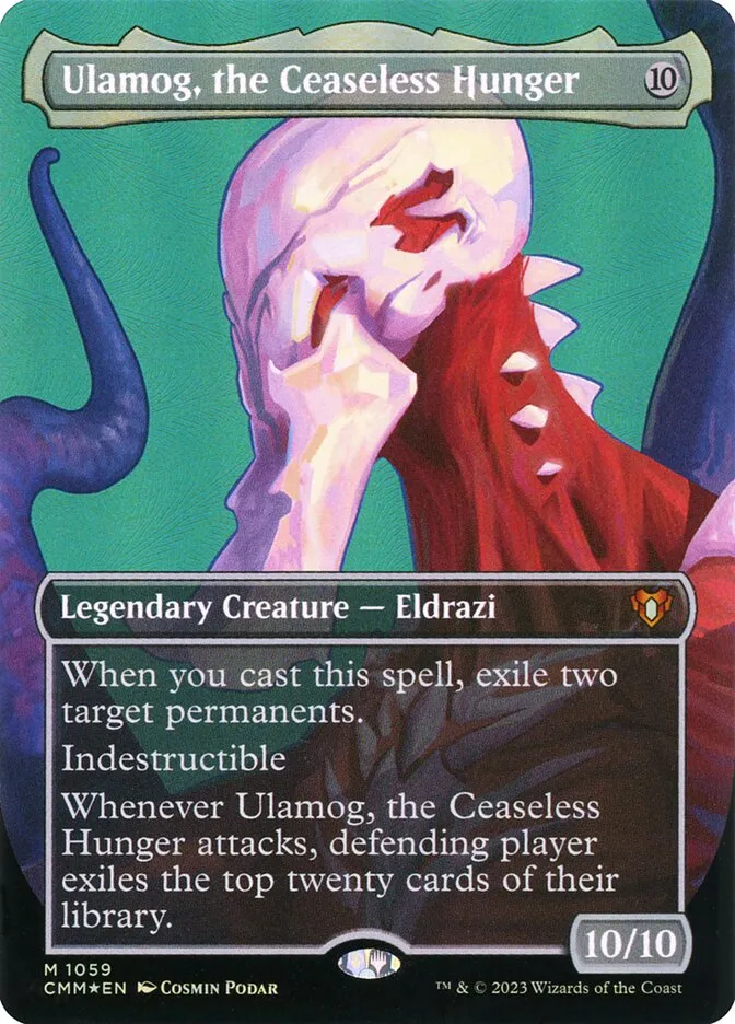 2023 Commander Masters Ulamog, the Ceaseless Hunger #1059 mythic card image
