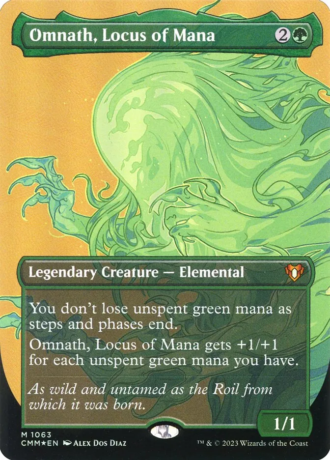 2023 Commander Masters Omnath, Locus of Mana #1063 mythic card image