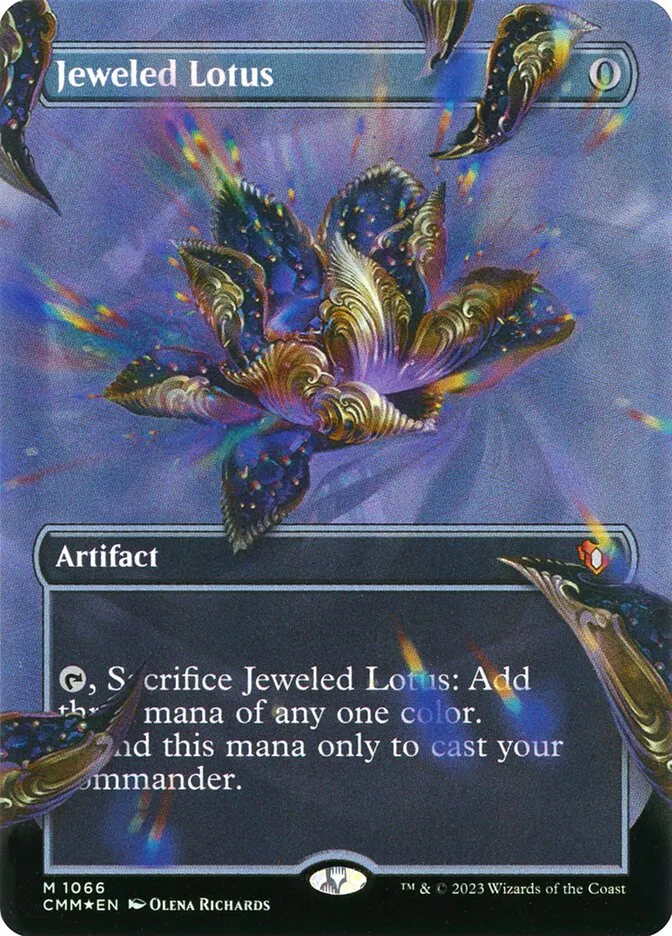 2023 Commander Masters Jeweled Lotus #1066 mythic card image