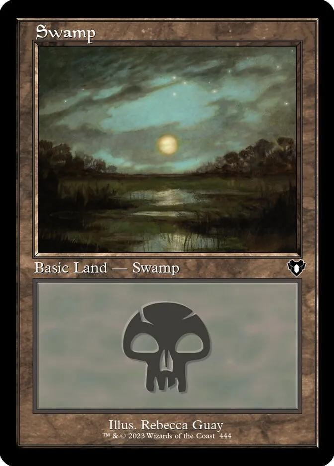 2023 Commander Masters Swamp common #444 common card image