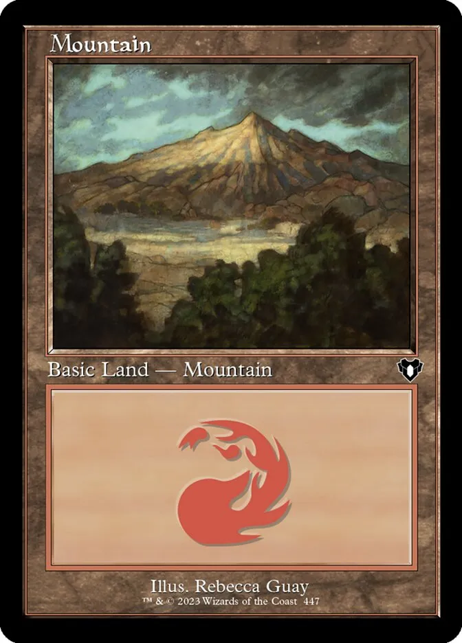 2023 Commander Masters Mountain common #447 common card image