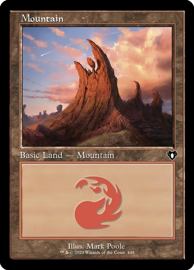 2023 Commander Masters Mountain common #448 common card image