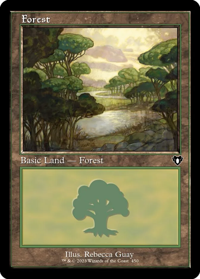 2023 Commander Masters Forest common #450 common card image