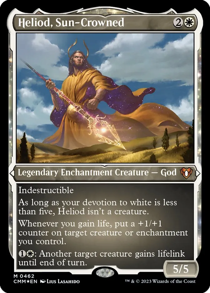 2023 Commander Masters Heliod, Sun-Crowned #462 mythic card image