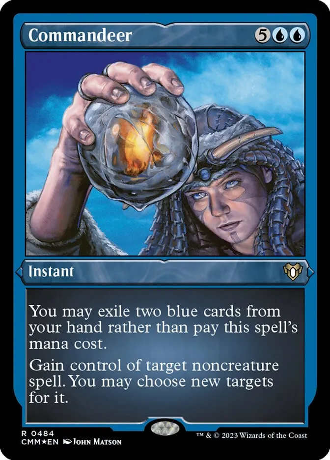 2023 Commander Masters Commandeer rare #484 rare card image